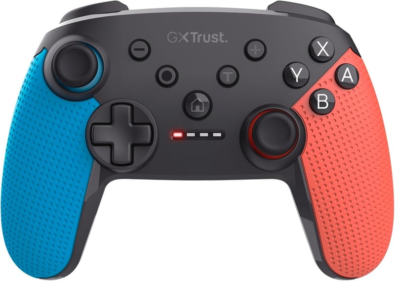 GXTrust GXT1246B Muta vezeték nélküli Bluetooth kontroller Nintendo Switch Lite és OLED konzolhoz, 15 óra tölthető akku, rezgés, mozgás, kék