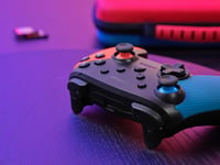 GXTrust GXT1246B Muta vezeték nélküli Bluetooth kontroller Nintendo Switch Lite és OLED konzolhoz, 15 óra tölthető akku, rezgés, mozgás, kék 7