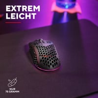 Mouse de Gaming Wireless Trust Helox - Ultrăușor 75g, Negru 3