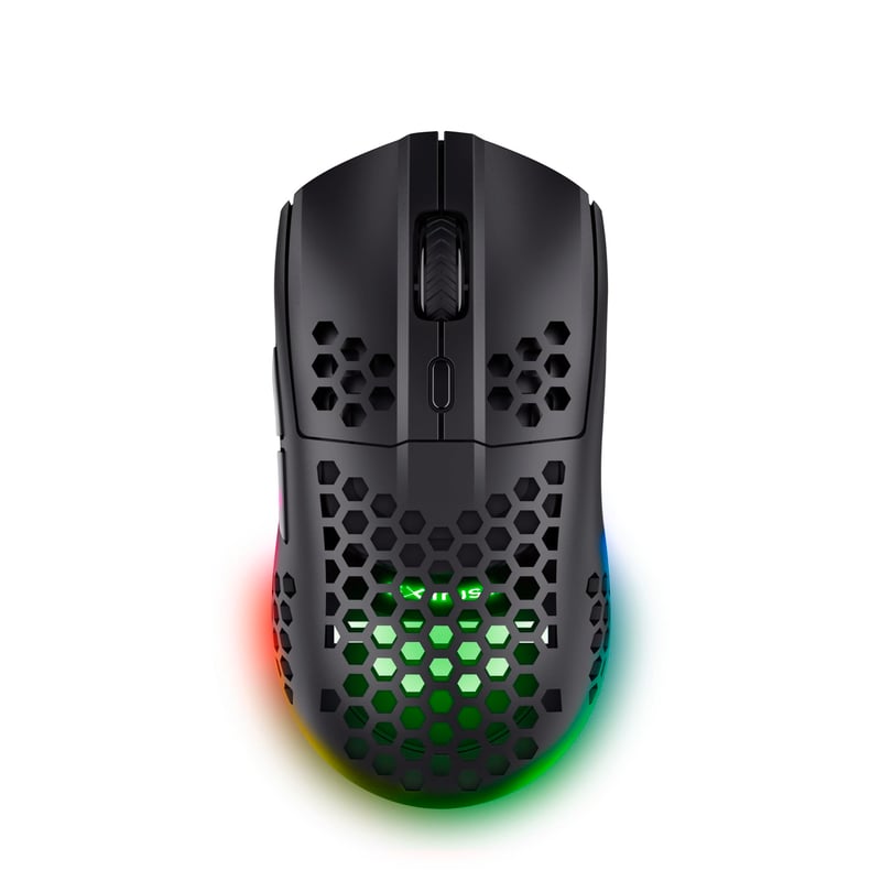 Mouse de Gaming Wireless Trust Helox - Ultrăușor 75g, Negru