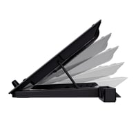Chladiaca podložka pod notebook Trust GXT Quno pre 17,3-palcové notebooky — chybná, na náhradné diely: veľký ventilátor je vylomený (stav: pozri 2. obrázok) 8