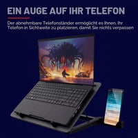 Chladiaca podložka pod notebook Trust GXT Quno pre 17,3-palcové notebooky — chybná, na náhradné diely: veľký ventilátor je vylomený (stav: pozri 2. obrázok) 6