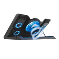 Chladiaca podložka pod notebook Trust GXT Quno pre 17,3-palcové notebooky — chybná, na náhradné diely: veľký ventilátor je vylomený (stav: pozri 2. obrázok) 10
