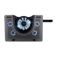 Chladiaca podložka pod notebook Trust GXT Quno pre 17,3-palcové notebooky — chybná, na náhradné diely: veľký ventilátor je vylomený (stav: pozri 2. obrázok) 9