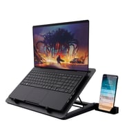 Chladiaca podložka pod notebook Trust GXT Quno pre 17,3-palcové notebooky — chybná, na náhradné diely: veľký ventilátor je vylomený (stav: pozri 2. obrázok) 7