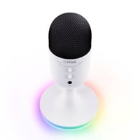 Microfon cu condensator USB Trust Yami, Alb, cu filtru pop, pentru PC, Podcast, Streaming, Twitch, Discord, ASMR 10