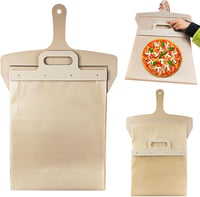 gxwcyi Csúsztatható Pizzalapát 30x39,8 cm - Tapadásmentes Felületű Pizza Slider, Mosogatógépben Mosható, Otthoni Pizzasütéshez 1