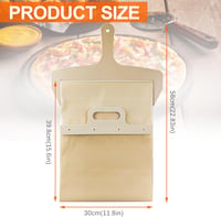 gxwcyi Csúsztatható Pizzalapát 30x39,8 cm - Tapadásmentes Felületű Pizza Slider, Mosogatógépben Mosható, Otthoni Pizzasütéshez 2