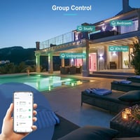GY Alexa okos izzó E14 C37 6W RGB dimmelhető meleg fehér 6 darab - 6 pcs (pack of 1), Wifi C37 8