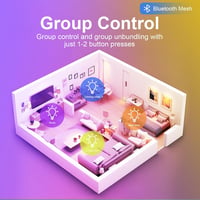 GY Bluetooth Mesh E27 G95 14W LED izzó RGB + meleg/hideg fehér, okos szabályozható, zeneüzemmód 6
