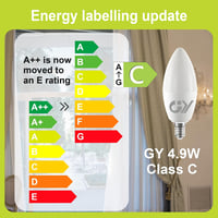GY E14 LED Izzó 4.9W Természetes Fehér 4000K 807 Lumen Energiatakarékos Gyertya Forma 6db - 6 Stück, 4.9 W - 4000 K 3