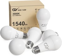 GY E27 LED izzó 14W meleg fehér 1540 lm energiatakarékos 6 db 1