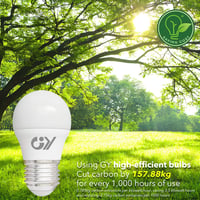 GY E27 LED izzó 4.9W 4000K 807 lumen semleges fehér 6db csomag 8