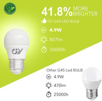 GY E27 LED izzó 4.9W 4000K 807 lumen semleges fehér 6db csomag 3