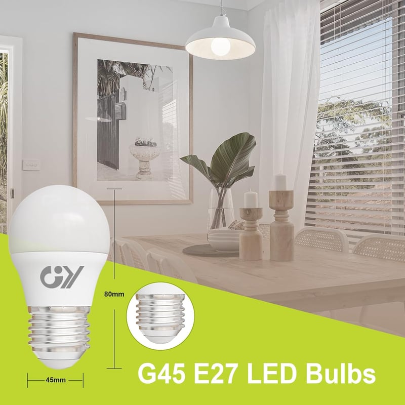 GY E27 LED izzó 4.9W 4000K 807 lumen semleges fehér 6db csomag