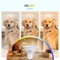 LED žiarovka GY GU10 4,9 W 790 lm, teplá biela 3000 K, energeticky úsporná, energetická trieda B, náhrada za 80 W halogén, uhol svietenia 110°, nestmievateľná, 2 ks 6