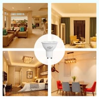 LED žiarovka GY GU10 4,9 W 790 lm, teplá biela 3000 K, energeticky úsporná, energetická trieda B, náhrada za 80 W halogén, uhol svietenia 110°, nestmievateľná, 2 ks 9