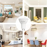 GY GU10 LED izzó 6W 4000K természetes fehér 450 lumen 6 darab 6