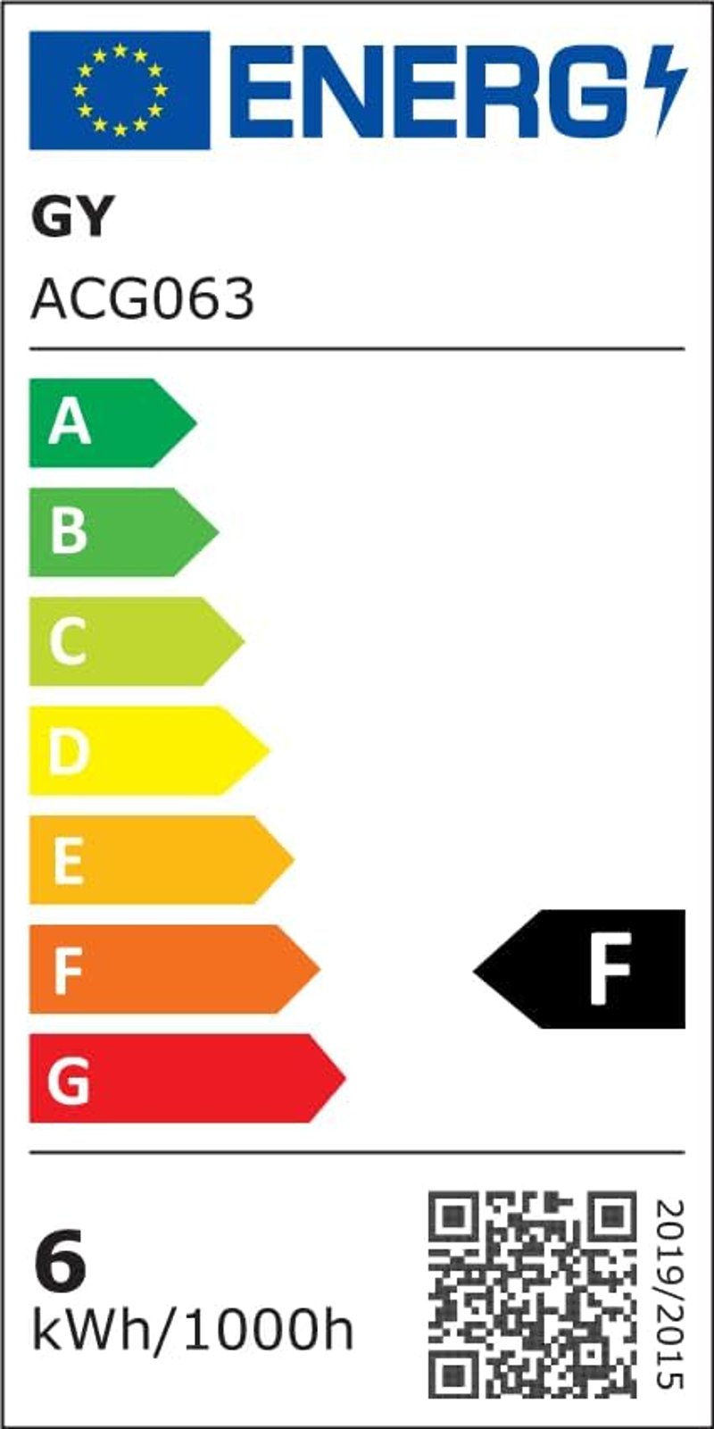 GY GU10 LED izzó 6W 4000K természetes fehér 450 lumen 6 darab
