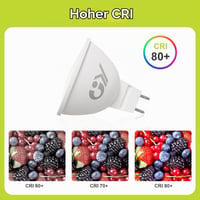 LED žiarovka GU5.3 MR16, studená biela 6500K, 4,5W, 663 lúmenov, uhol vyžarovania 110°, nestmievateľná, náhrada za 40W, 12V AC/DC, balenie 12 ks 7