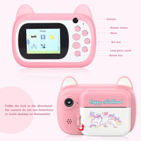Gyerek Digitális Fényképezőgép 2,4" Kijelzővel 1080P HD 12MP 32GB 6