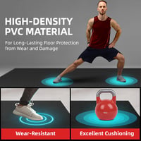 GymCope XXL Jógaszőnyeg - Extra Széles Fitness Matrac 183x122 cm, 8 mm Vastag, Csúszásmentes PVC, Pilates, Torna, Edzés

AI: I've created a  8