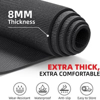 GymCope XXL Jógaszőnyeg - Extra Széles Fitness Matrac 183x122 cm, 8 mm Vastag, Csúszásmentes PVC, Pilates, Torna, Edzés

AI: I've created a  4