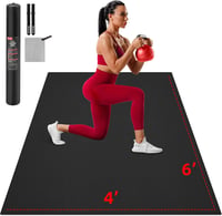 GymCope XXL Jógaszőnyeg - Extra Széles Fitness Matrac 183x122 cm, 8 mm Vastag, Csúszásmentes PVC, Pilates, Torna, Edzés

AI: I've created a  1
