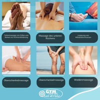 Aparat de masaj pentru picioare GYMFORM Leg Action – Masaj Shiatsu pentru tălpi, 6 programe, 15 viteze, cu telecomandă, masaj electric pentru îmbunătățirea circulației sanguine 4