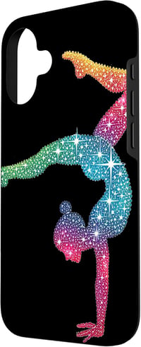 Gymnastiktrainer Lehrer Hobby Rhythmische Gymnast iPhone 16 tok akrobatika tornászmintás mobiltok hátlap 2