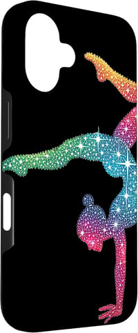 Gymnastiktrainer Lehrer Hobby Rhythmische Gymnast iPhone 16 tok akrobatika tornászmintás mobiltok hátlap 3