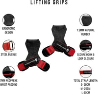 Gymreapers Neoprén Edzőkesztyű Súlyemeléshez, Deadlift és Húzódzkodáshoz 6