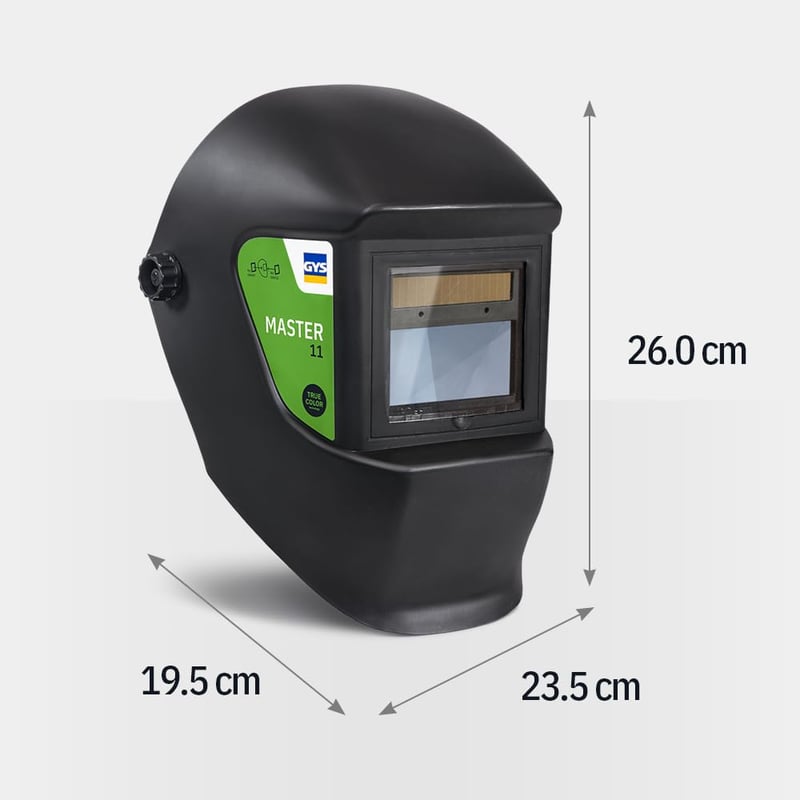 GYS Master LCD automata sötétedő hegesztőpajzs