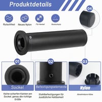Adaptor manșon pentru discuri olimpice GZhaizhuan, de la 25 mm la 50 mm, set de 2 bucăți, adaptor pentru gantere de sală 3