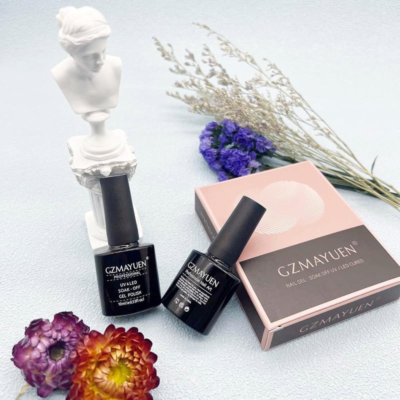 GZMAYUEN Shellac Base Coat és Matt Top Coat UV Gél Lakk Szett 10ml