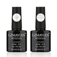 GZMAYUEN Shellac Base Coat és Matt Top Coat UV Gél Lakk Szett 10ml 1
