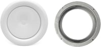 H&C VENT 125mm Állítható Szellőzőcsatorna Szelep Fém Fehér Diffúzorral 7