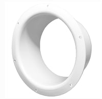 H&C VENT Nástenná Príruba 150 mm Klimatizácia Vetrací Systém Konektor - PVC Nástenný Priechod pre Odsávaciu Hadicu Klimatizácie Ventilátor 1