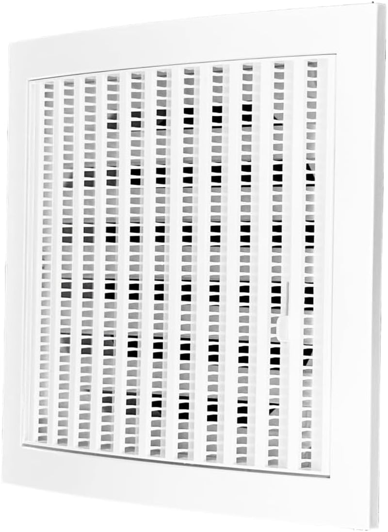 H&C VENT Szellőzőrács Négyzet Fehér 150x150mm Rovarháló Csúszka
