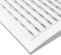 H&C VENT Szellőzőrács Négyzet Fehér 150x150mm Rovarháló Csúszka 6