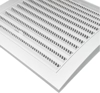 H&C VENT Szellőzőrács Négyzet Fehér 150x150mm Rovarháló Csúszka 8