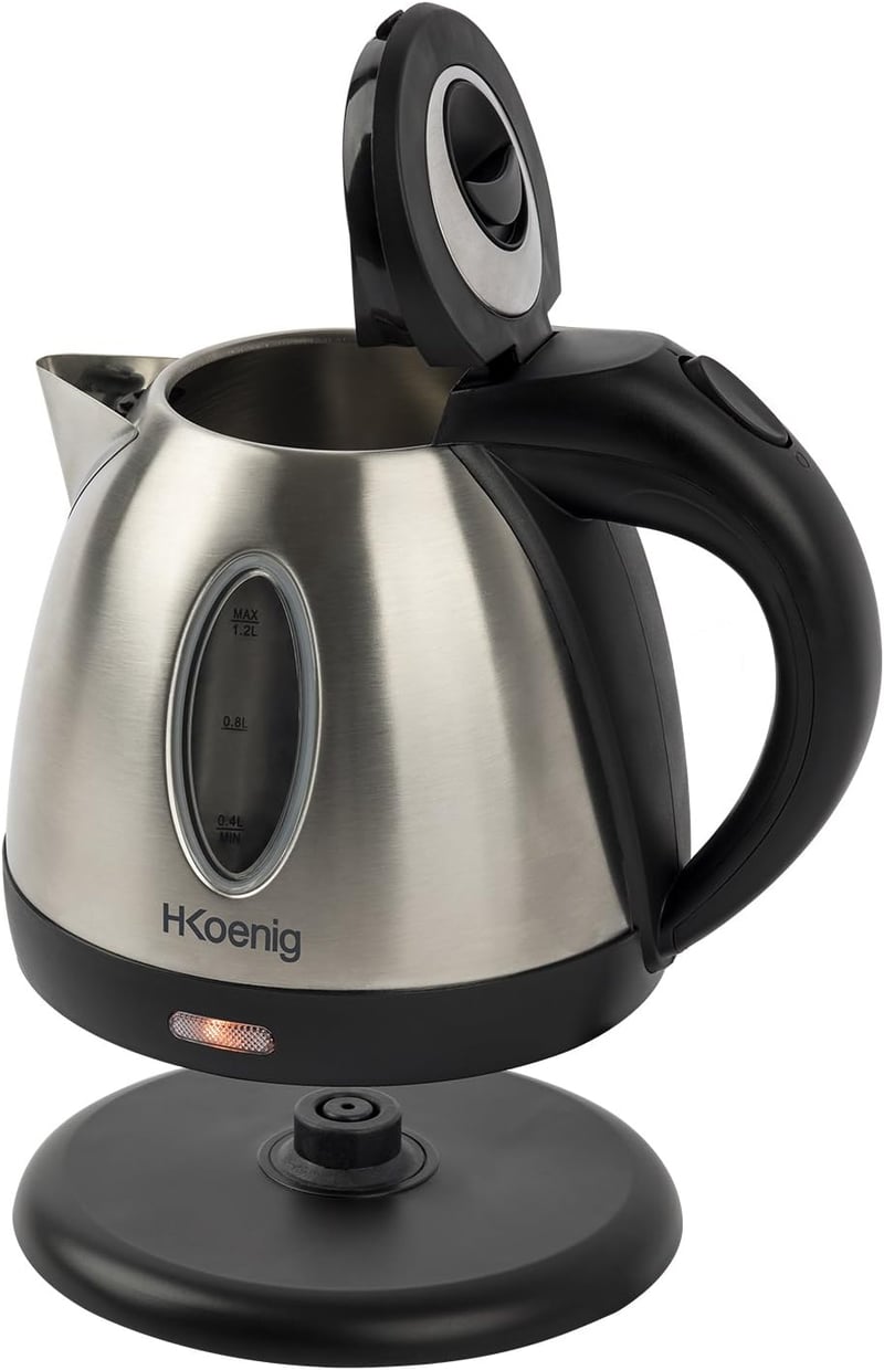 H.Koenig B012 Vízforraló 1,2 Literes 1630W Gyors Forralás