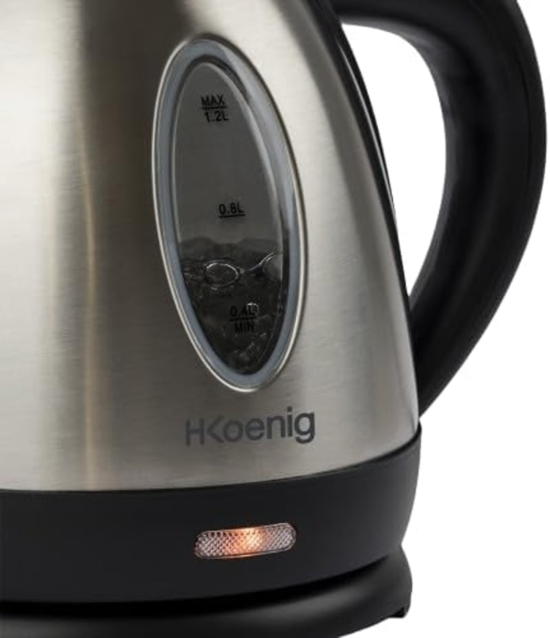 H.Koenig B012 Vízforraló 1,2 Literes 1630W Gyors Forralás