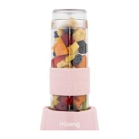 Mini smoothie mixér H.Koenig SMOO12, 570 ml, 300 W, bez BPA, 2 prenosné fľaše, čepele z nehrdzavejúcej ocele, ružový 7