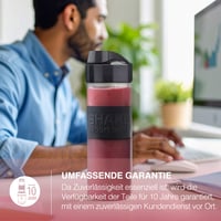 Mini smoothie mixér H.Koenig SMOO12, 570 ml, 300 W, bez BPA, 2 prenosné fľaše, čepele z nehrdzavejúcej ocele, ružový 5