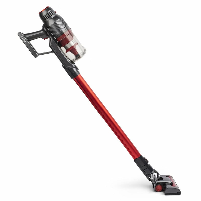 H.Koenig UPX18 PowerClean+ 2v1 bezdrôtový tyčový vysávač 220W – červený