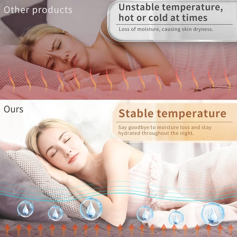 H2 Life Elektromos Melegítő Takaró 180x150 cm - 4 Hőfokozat, Vízálló, Automatikus Kikapcsolás, Energiatakarékos, Dupla Méretű Fűthető Pléd