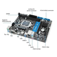 H310 LGA 1151 Micro ATX Alaplap, Gaming Alaplap, 8. és 9. Generációs Intel Core Processzor Támogatás, DDR4 2666 2400 2133 MHz Memória Kompatibilis 4