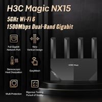 H3C Magic NX15 WiFi 6 Router 1200 Mbps 5GHz Gigabit portokkal 3