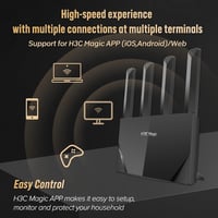H3C Magic NX15 WiFi 6 Router 1200 Mbps 5GHz Gigabit portokkal 6
